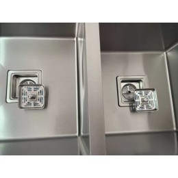 Cuba Gourmet Dupla Quadrada 78x43cm em aço inox - Construinox